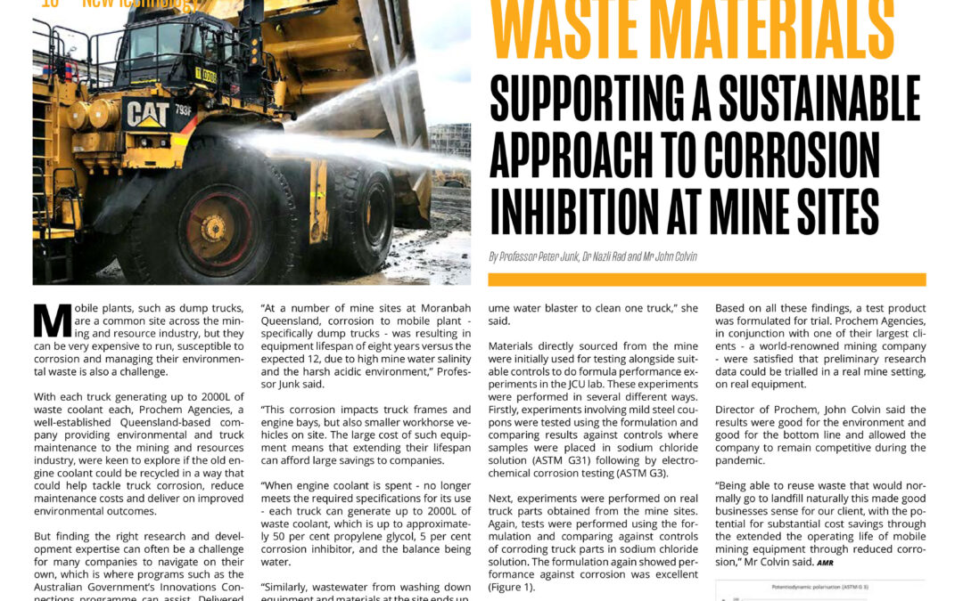 The Australian Mining Review – August 2022 Edition featuring Prochem!